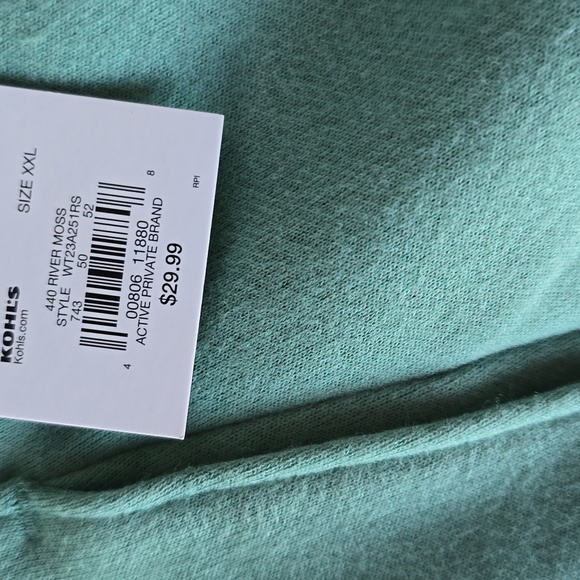 TEK GEAR WOMEN'S PLUS SIZE GREEN FRONT ZIP HOODIE SIZE XXL - Picture 10 of 15